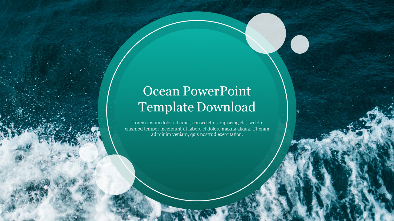 powerpoint presentation templates ocean